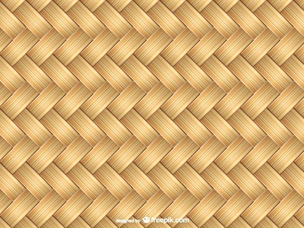 Braided Bamboo Texture Vector