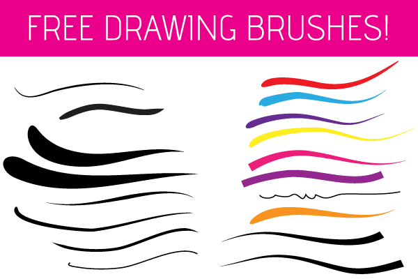 Free Illustrator Drawing Brushes