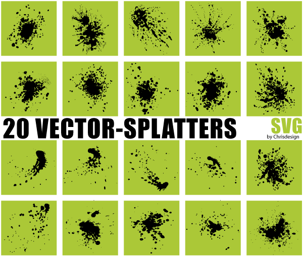 Download Free Vector Splatters Svg