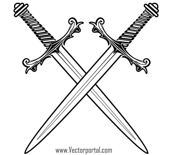 Cross Sword PNG Transparent Images Free Download, Vector Files