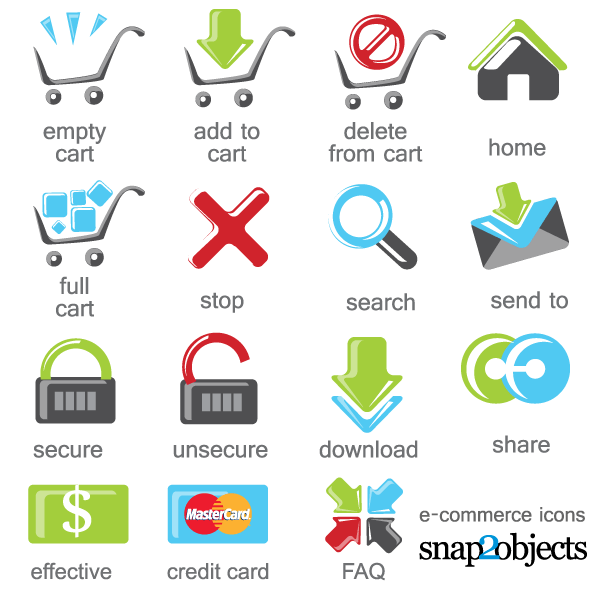 Free Vector E Commerce Icons