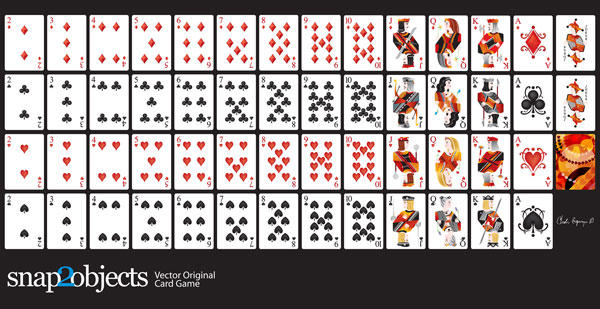 Playing Card Template Free from files.123freevectors.com