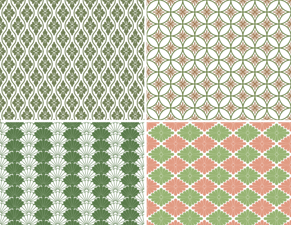 Free Japanese Pattern Background Vector