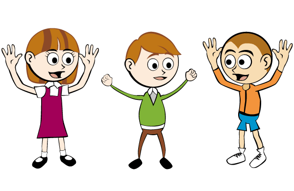 Free Cartoon Children Vector Graphics