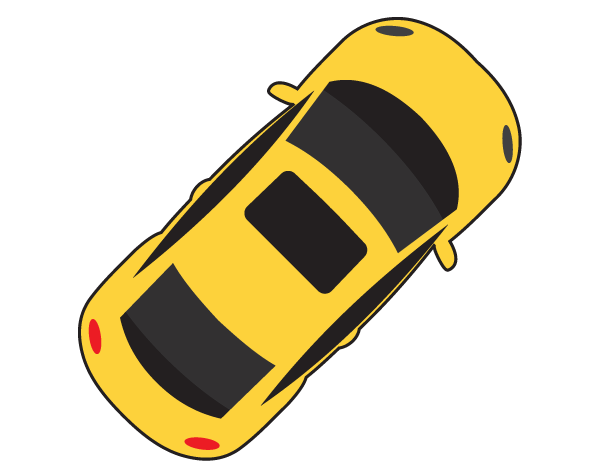 Bygger Ulydighed Donau Car Top View Vector Free