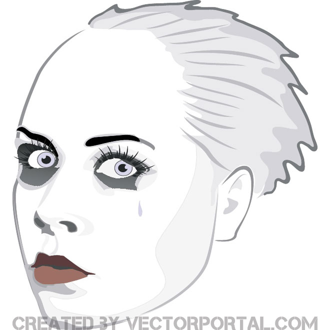 Download Crying Girl Free Vector