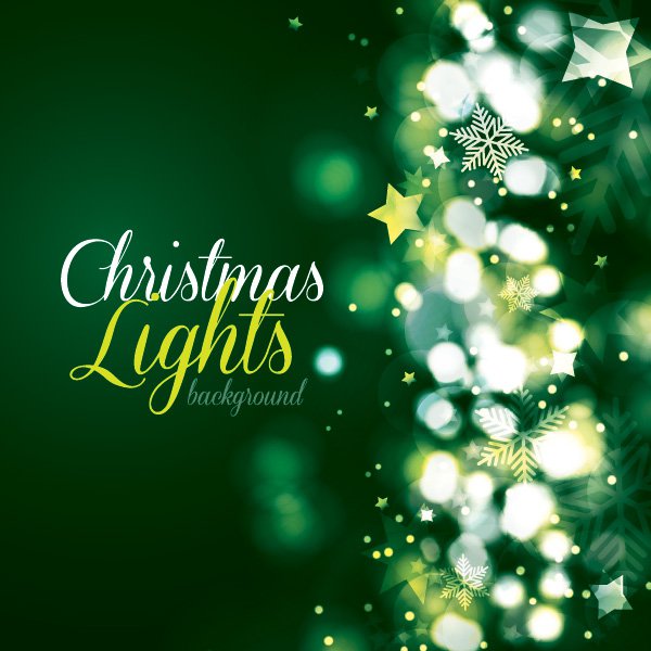 Download Christmas Lights Background Free Vector SVG Cut Files