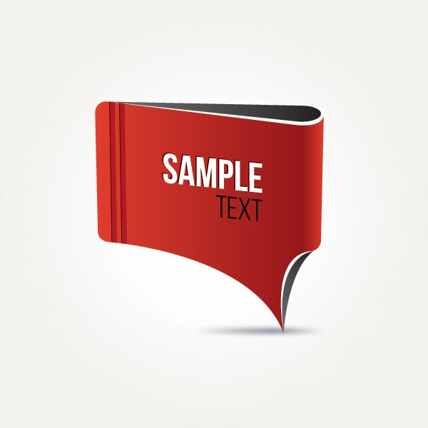 Red Banner Design Free Vector
