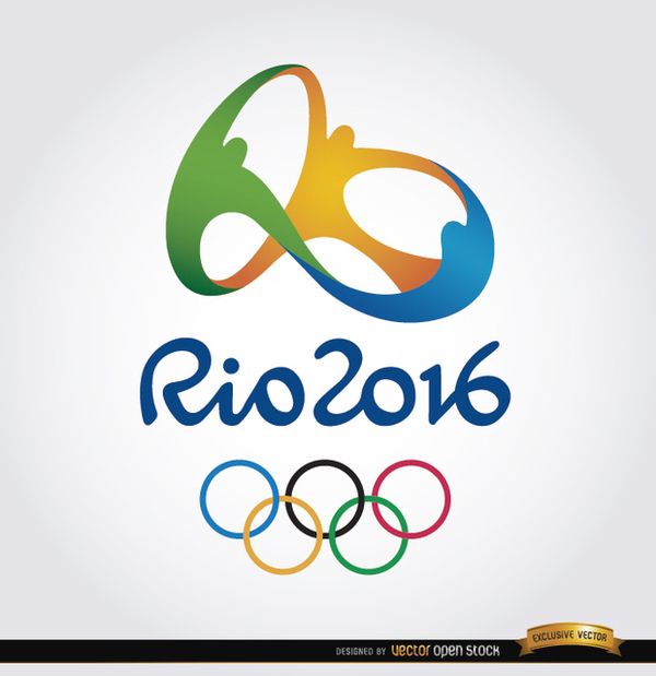 Rio 2016 Olympics Official Background Free Vector